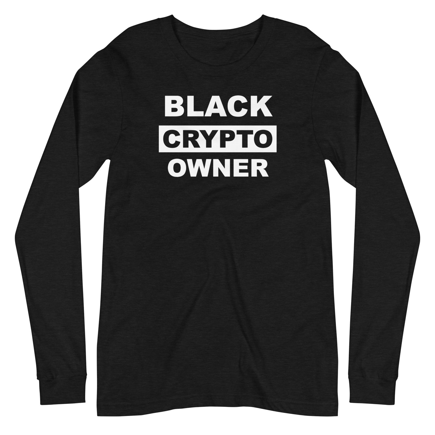 Black Crypto Owner Unisex Long Sleeve Tee
